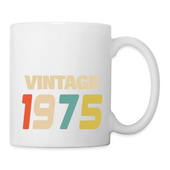 1975 Vintage Retro Classique 1975 - Mug blanc - blanc - Droite