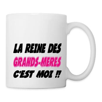 La reine des GRAND MERE c'est moi !! - Mug blanc - blanc - Droite