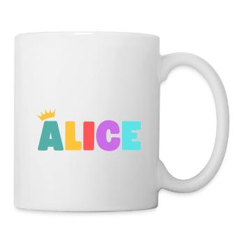 Alice! Personnalisable - Mug blanc - blanc - Droite
