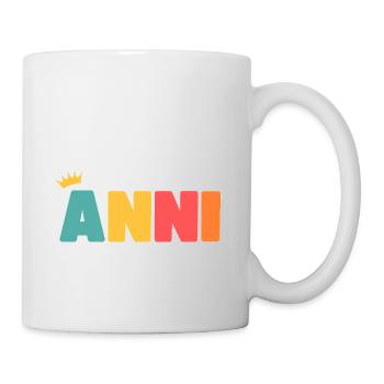 Anni! Personalisierbar - Tasse - Weiß - Rechts
