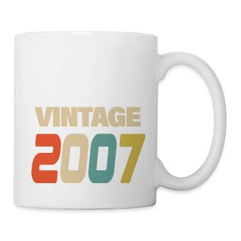 2007 Vintage Retro Classic 2007 - Tasse - Weiß - Rechts
