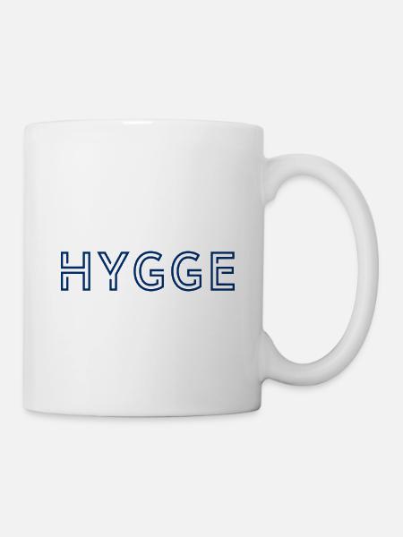 Hygge Scandinavian Lifestyle - Tasse - Weiß