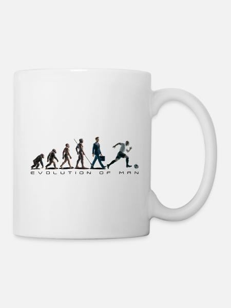 Evolution Football Artboard 1 - Mug - white