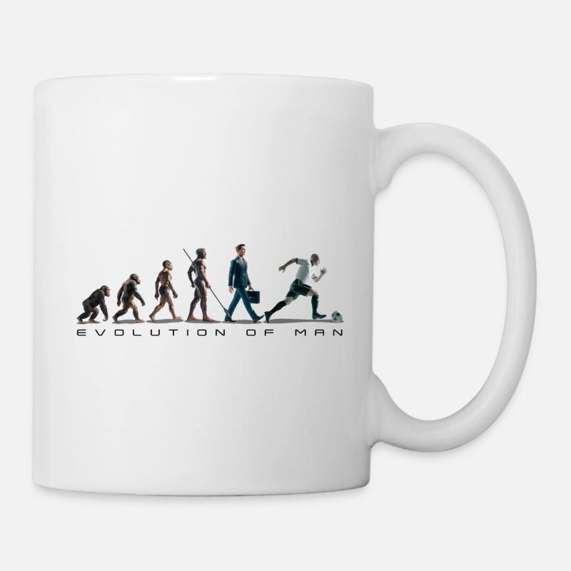 Evolution Football Artboard 1 Exemplaire - Mug blanc - blanc