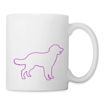 hund - Tasse - Weiß - Rechts