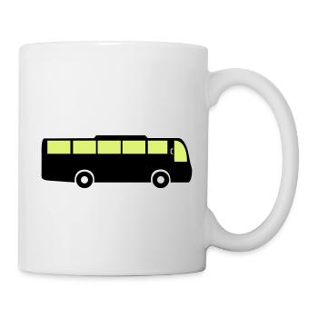 bus - Tasse - Weiß - Rechts