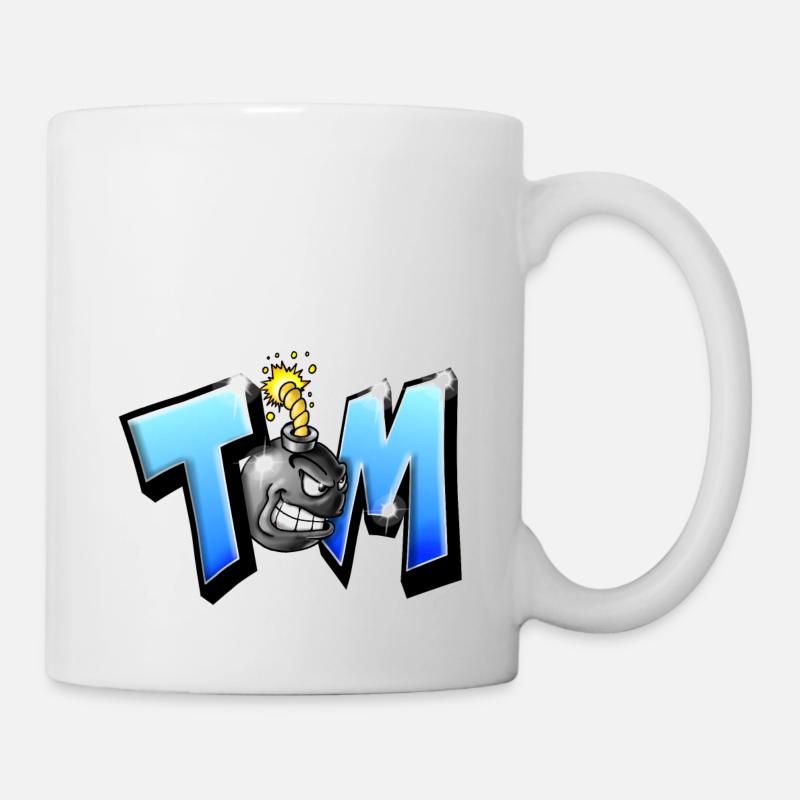 Graffiti Name TOM Printable on everything! - Mug - white