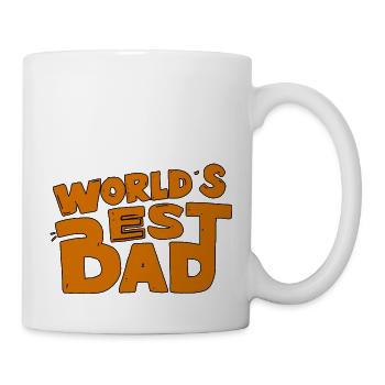 DER BESTE VATER DER WELT - Tasse - Weiß - Rechts