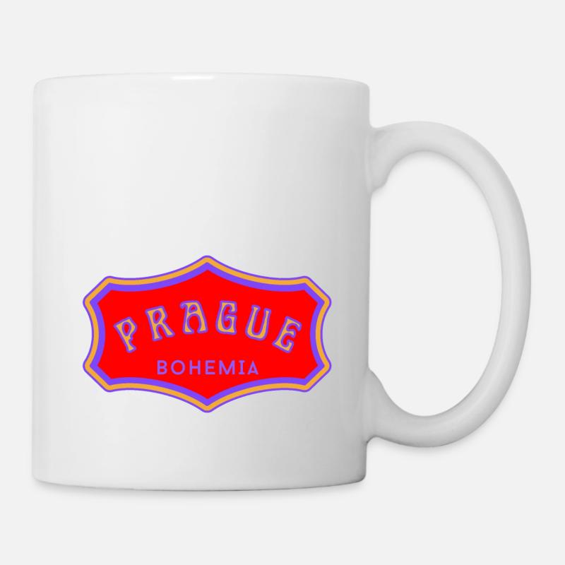 Prag - Tasse - Weiß