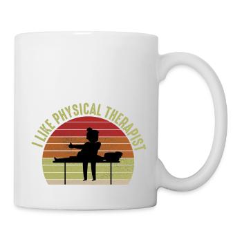 USA Physiotherapeut Rretro Student - Tasse - Weiß - Rechts
