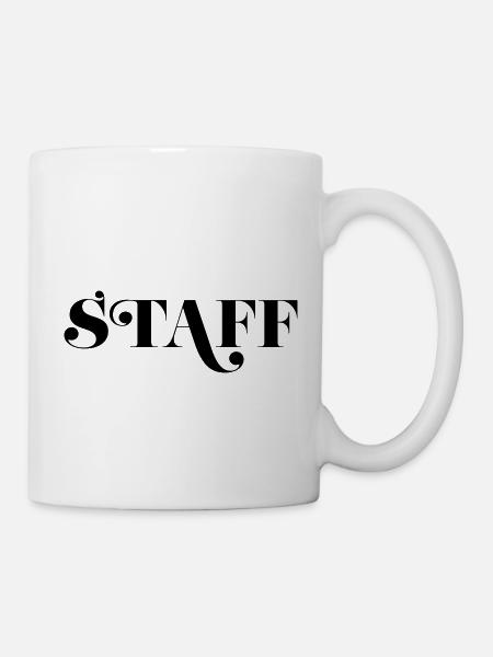 Staff - Tasse - Weiß