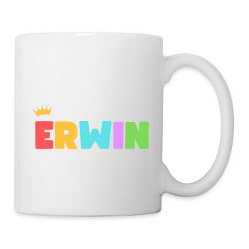 Erwin! Personalisierbar - Tasse - Weiß - Rechts