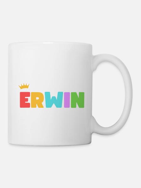 Erwin! Personalisierbar - Tasse - Weiß