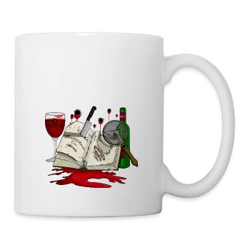 Mord(s)Stories zum menü - Tasse - Weiß - Rechts