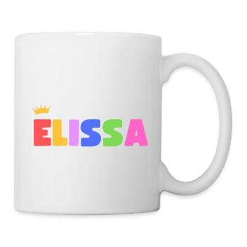 Elissa! Personnalisable - Mug blanc - blanc - Droite