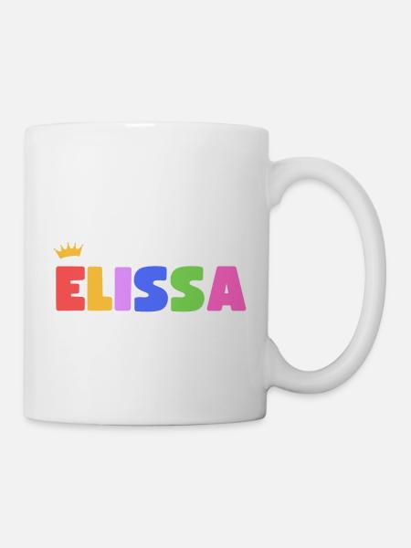 Elissa! Personnalisable - Mug blanc - blanc