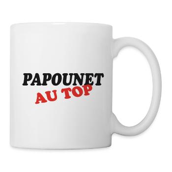 PAPUUNET AN DER SPITZE - Tasse - Weiß - Rechts