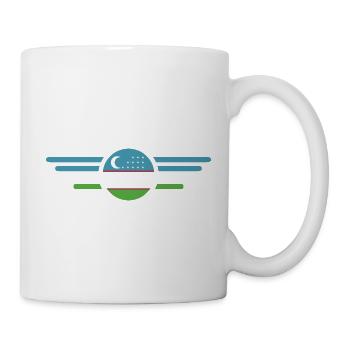 ich liebe Usbekistan, Eleganz Stil Design T-Shirt - Tasse - Weiß - Rechts