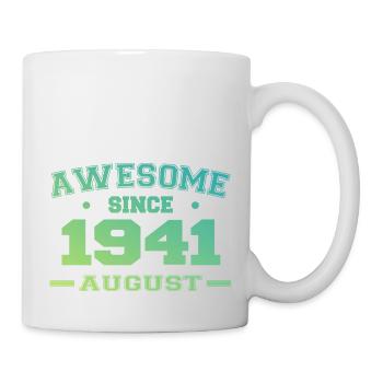 1941 Août Année Naissance Anniversaire Août 1941 - Mug blanc - blanc - Droite
