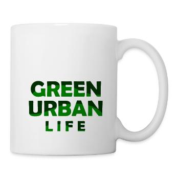 Vie urbaine verte - Sauvez la planète - Protection de l’environnement - Mug blanc - blanc - Droite