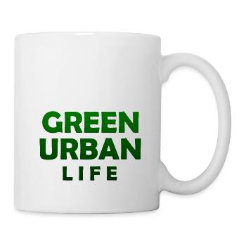 Vie urbaine verte - Sauvez la planète - Protection de l’environnement - Mug blanc - blanc - Droite