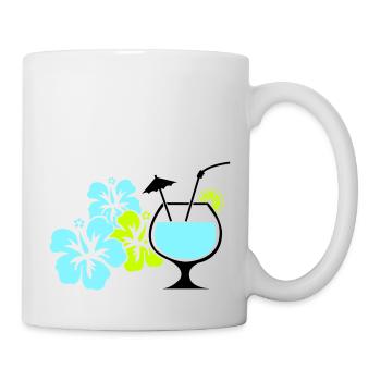 Cocktail Flowers Hawaii - Mug - white - Right