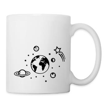 Univers 01 - Mug blanc - blanc - Droite