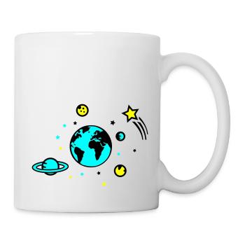 universum 02 - Tasse - Weiß - Rechts