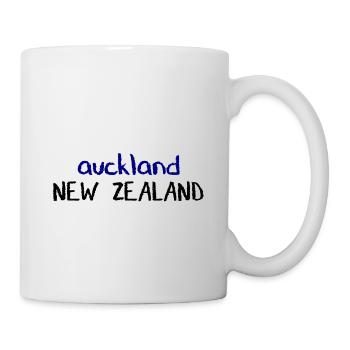 Auckland - New Zealand - Kiwi Aotearoa Neuseeland - Tasse - Weiß - Rechts