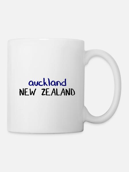 Auckland - New Zealand - Kiwi Aotearoa Neuseeland - Tasse - Weiß