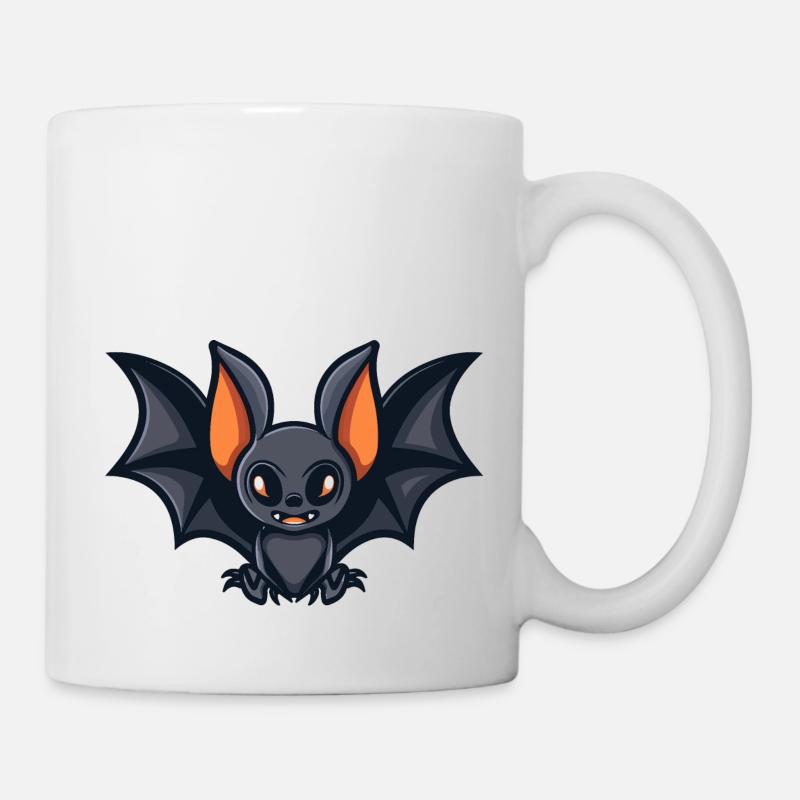 Fledermaus Comic - Tasse - Weiß