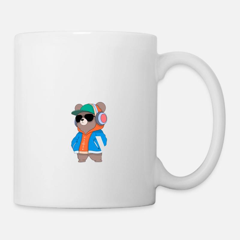 Clover teddy White Edition - Tasse - Weiß