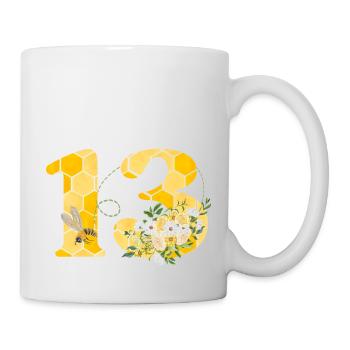 13th Anniversary Bee - Mug - white - Right