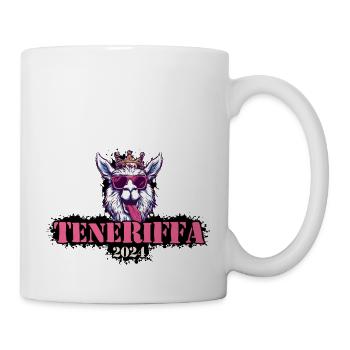 Teneriffa 2024 Alpaka - Tasse - Weiß - Rechts