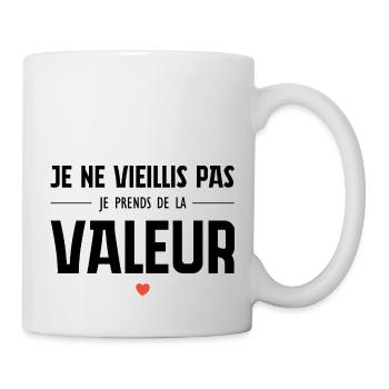 I'm not getting old, I'm increasing in value - Mug - white - Right
