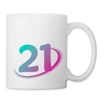 Number 21 multicolor - Mug - white - Right