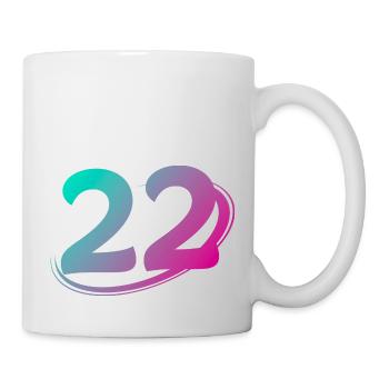 Number 22 multicolor - Mug - white - Right
