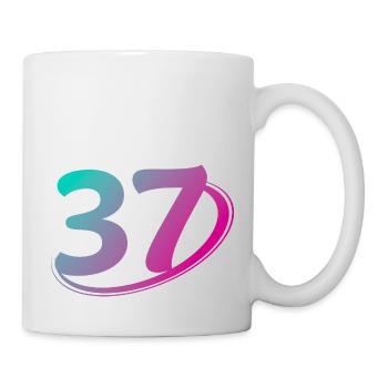 Number 37 multicolor - Mug - white - Right
