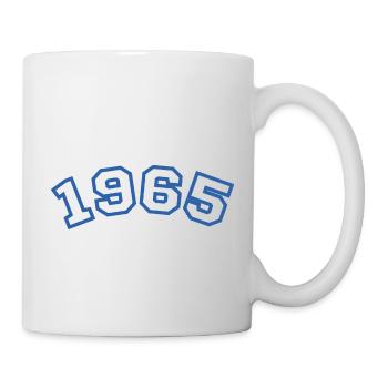 1965 bleu sport - Mug blanc - blanc - Droite