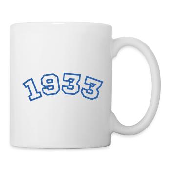 1933 Sport Blau - Tasse - Weiß - Rechts