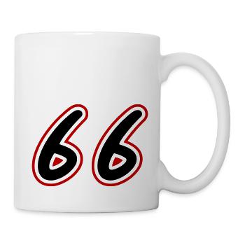 66 Symbole numérique - Mug blanc - blanc - Droite