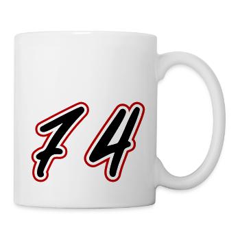 74 Number Symbol - Mug - white - Right