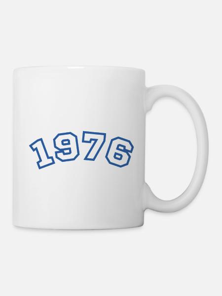 1976 Sport Blau - Tasse - Weiß