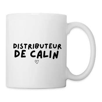 distributeur de calin - Mug blanc - blanc - Droite