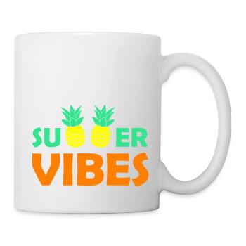 summer vibes 02 - Tasse - Weiß - Rechts