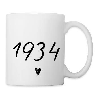 1934 Heart Birthday - Mug - white - Right