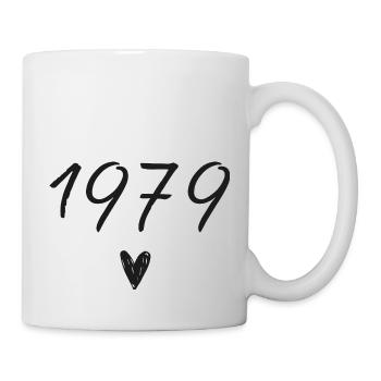 1979 Herzgeburtstag - Tasse - Weiß - Rechts