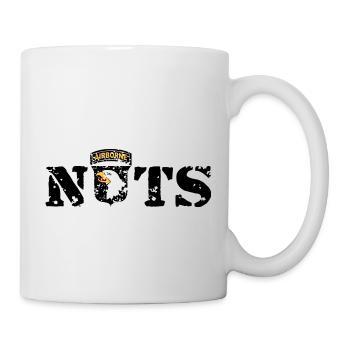 AVM Bastogne NUTS Battle Bulge Battered Bastards - Mug - white - Right