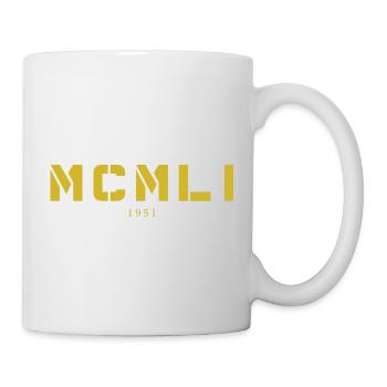 With Roman numerals MCMLI - Made in 1951 - Mug - white - Right