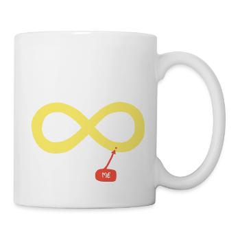 Ich und die Unendlichkeit - Tasse - Weiß - Rechts